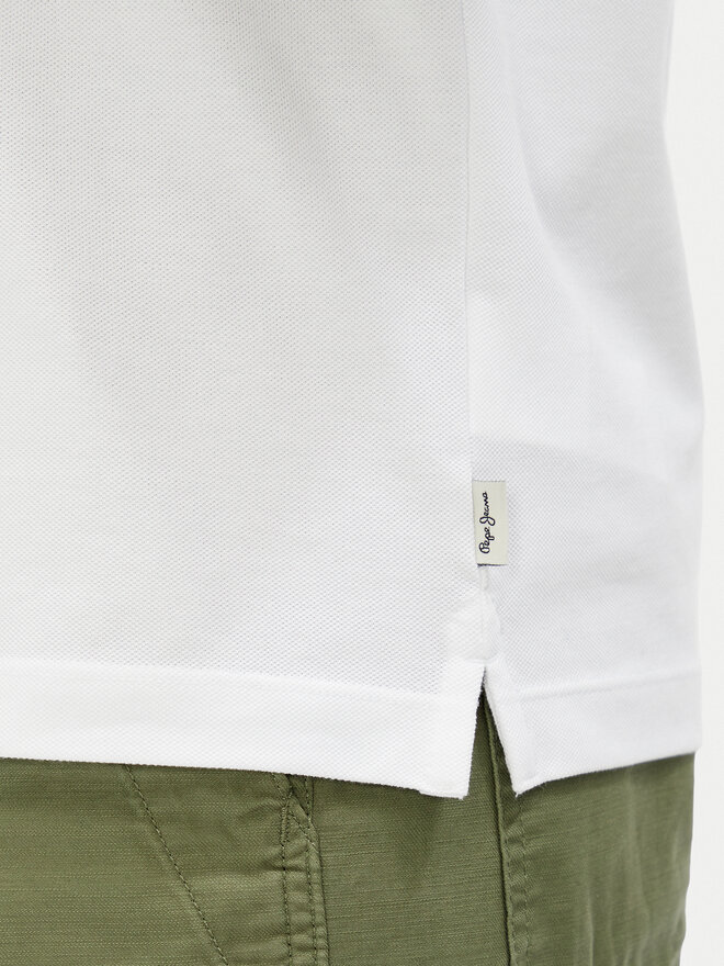 Pepe Jeans Pepe Jeans Poloshirt Essential PM542298 Weiß Regular Fit