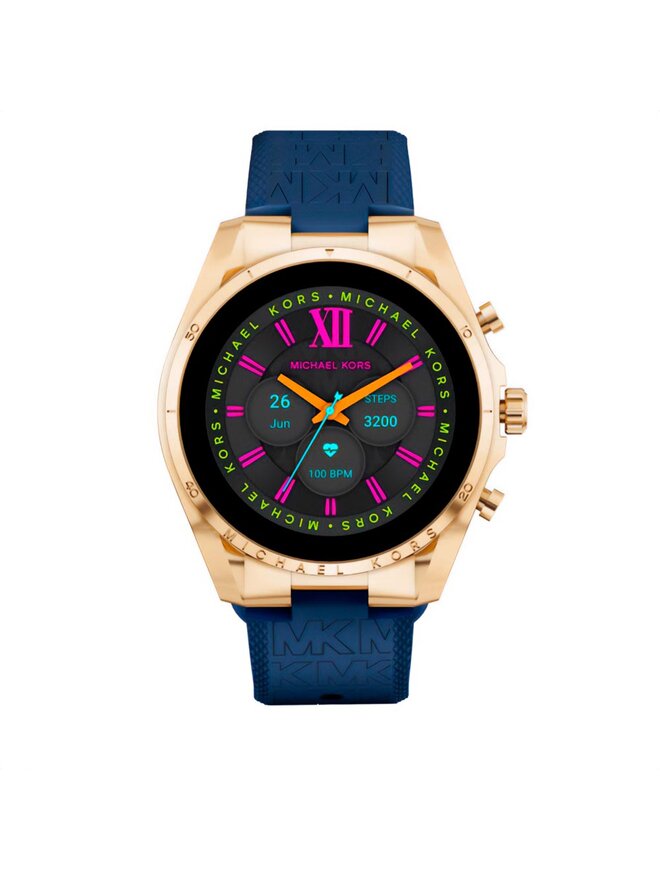 Michael Kors Išmanusis laikrodis Michael Kors Gen 6 Bradshaw MKT5152 Tamsiai mėlyna
