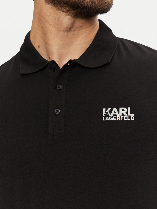 KARL LAGERFELD KARL LAGERFELD Poloshirt 745088 551235 Schwarz Regular Fit