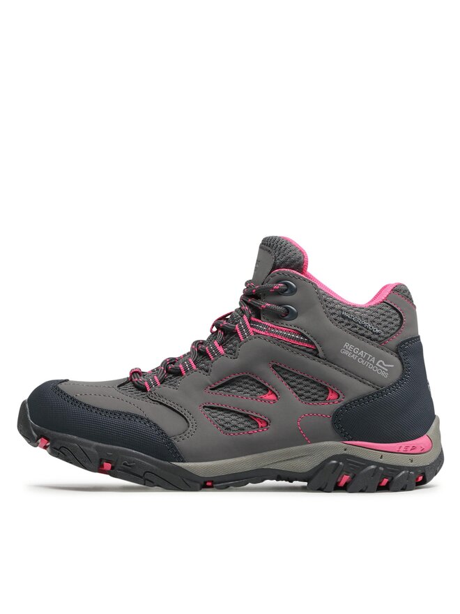 Regatta Trekkingschuhe Regatta Holcombe Iep Mid Jnr RKF573 Grau