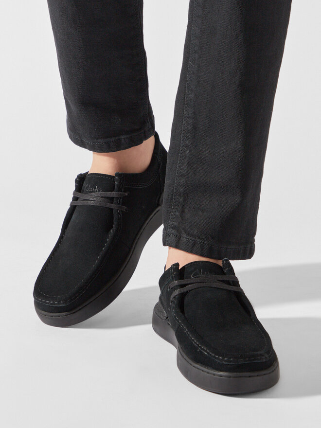 Clarks Туфлі Clarks Court Lite Wally 261667967 Чорний