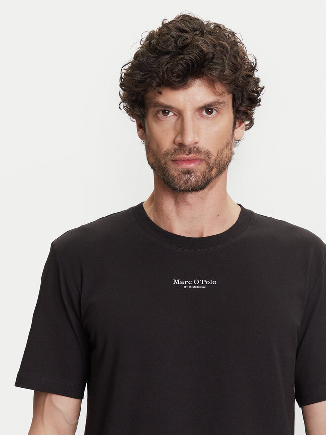 Marc O'Polo Marc O'Polo T-Shirt B21 2012 51382 Μαύρο Regular Fit