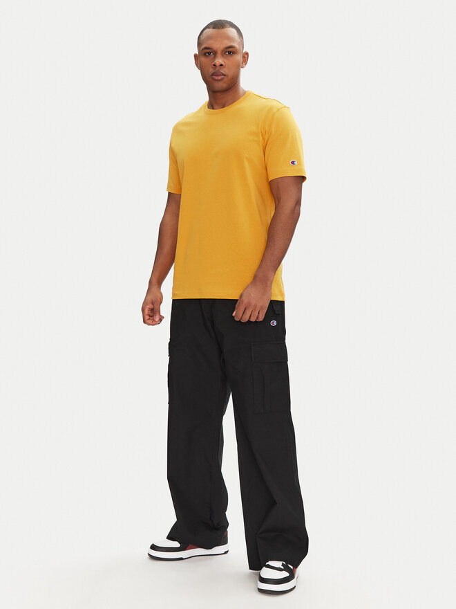 Champion Champion Póló 220761 Sárga Loose Fit
