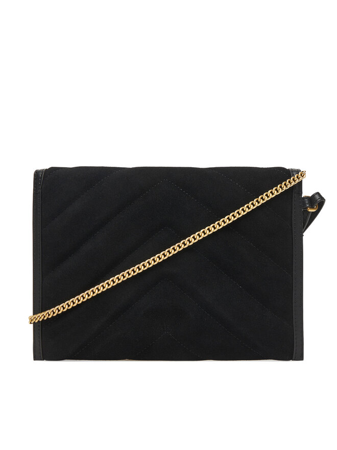 PINKO Handtasche PINKO Flat Purse Handle AI 25-26 PCPL 104820 A2JH Schwarz