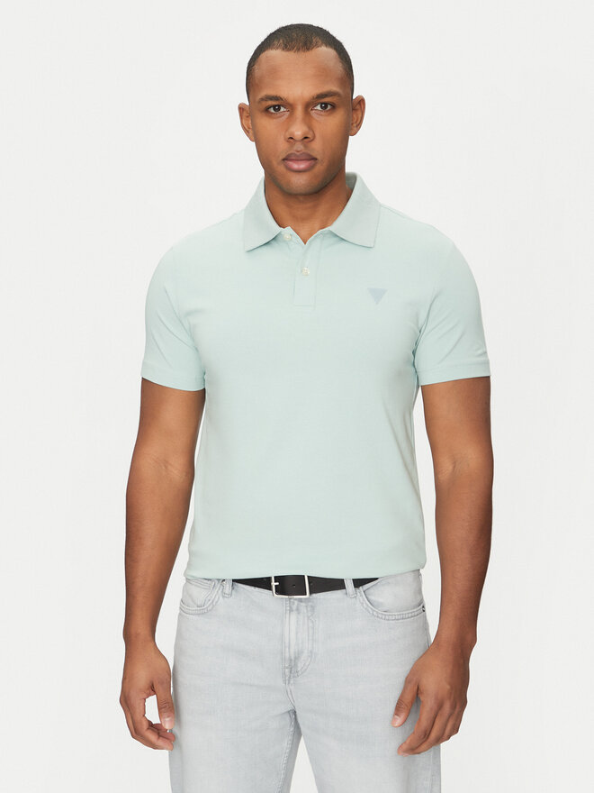 Guess Guess Pólóing M5GP66 J1314 Zöld Regular Fit
