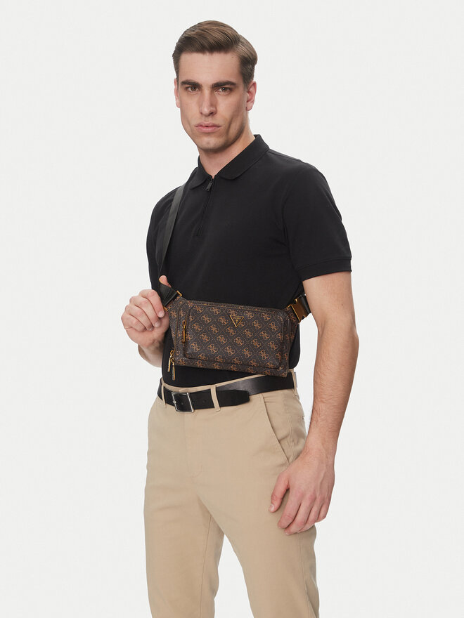 Guess Rankinė ant juosmens Guess Milano HMMILO P5214 Ruda