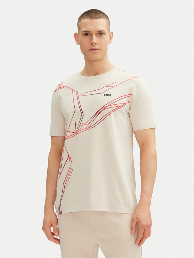 BOSS BOSS T-Shirt Beetle 50542048 Beige Regular Fit