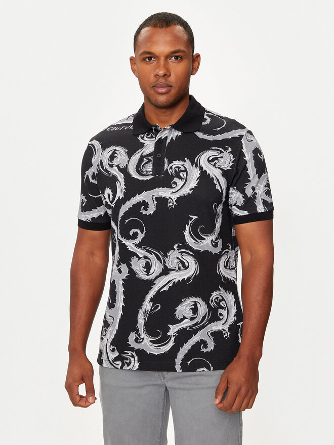 Versace Jeans Couture Versace Jeans Couture Polo 77GAG6S0 Negro Regular Fit