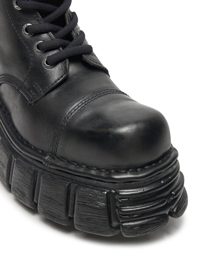 NEW ROCK Schnürstiefel NEW ROCK M-NEWMILI083-S39 Schwarz