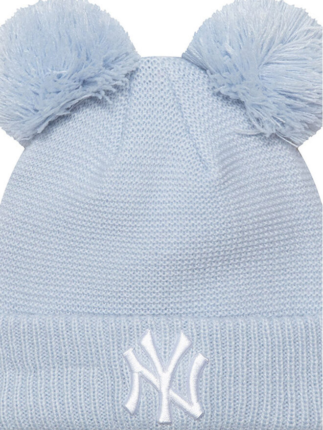 New Era Căciulă New Era Child Double Pom Se 60565307 Albastru celest