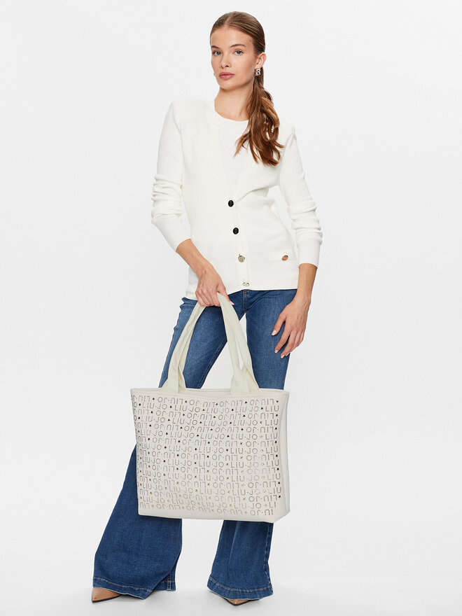 Liu Jo Сумка Liu Jo Shopping Con Borchi VA3163 T7773 Білий