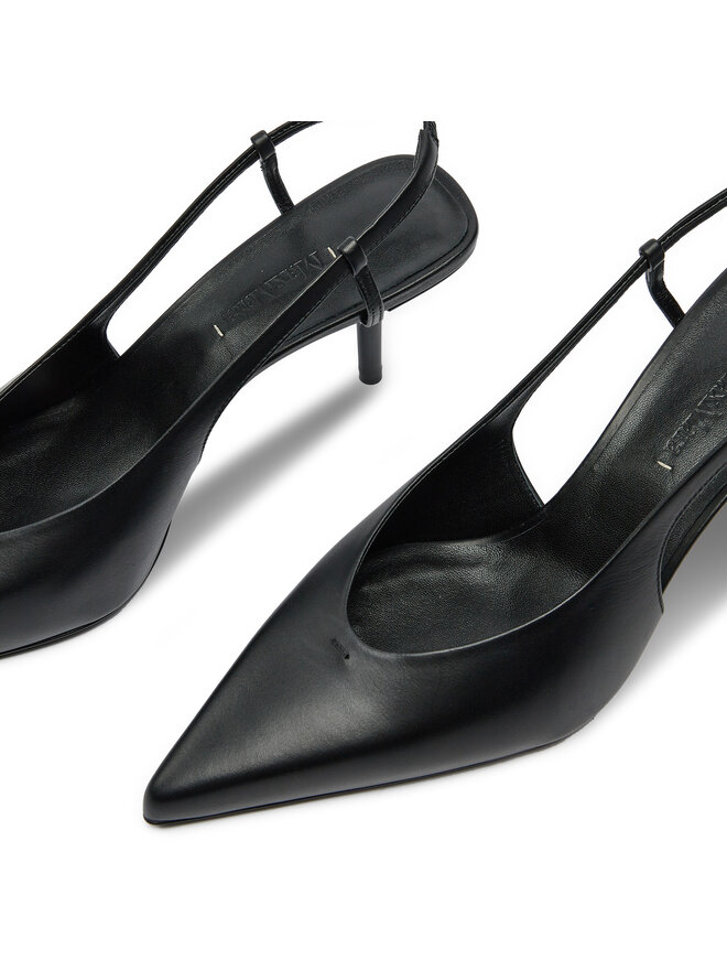 Max Mara Sandály Max Mara Mmslingcaif 2424526131600 Černá