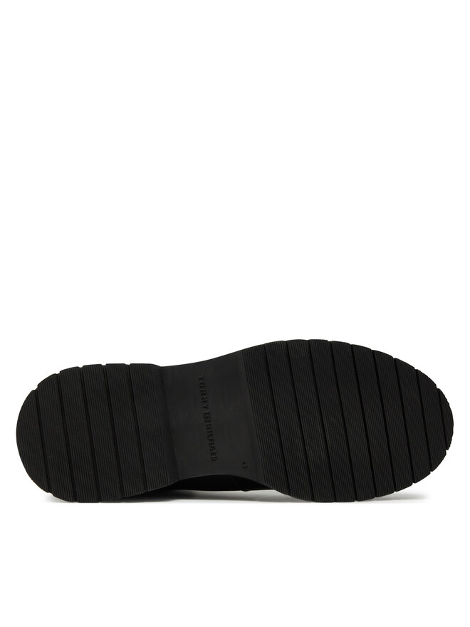 Tommy Hilfiger Kotníková obuv Tommy Hilfiger Hilfiger Warm Cordura Mix Boot FM0FM05180 Černá