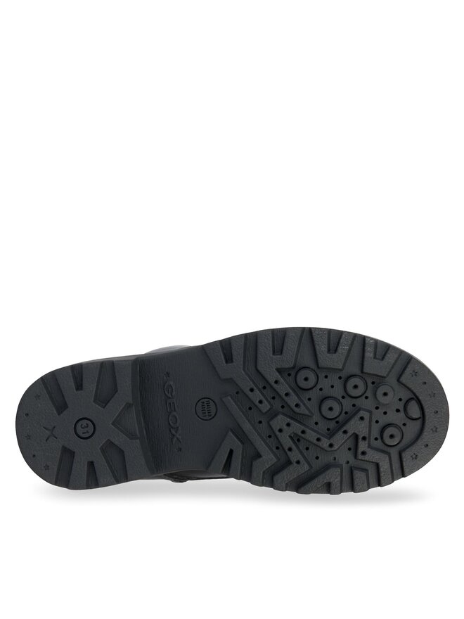 Geox Schnürstiefeletten Geox J Casey Girl J2620D 000BC C9240 M Schwarz
