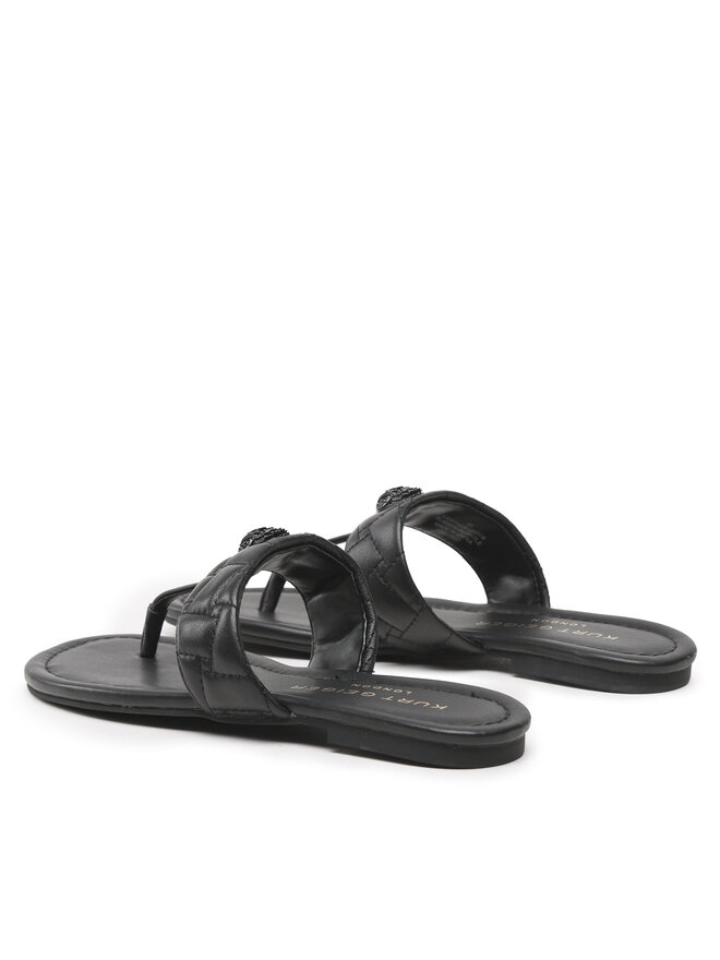 Kurt Geiger Flip flop Kurt Geiger Kensington T-Bar Drench 9600600109 Negru