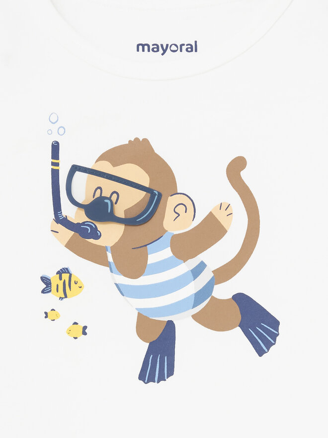 Mayoral Mayoral Топ 1036 Білий Regular Fit