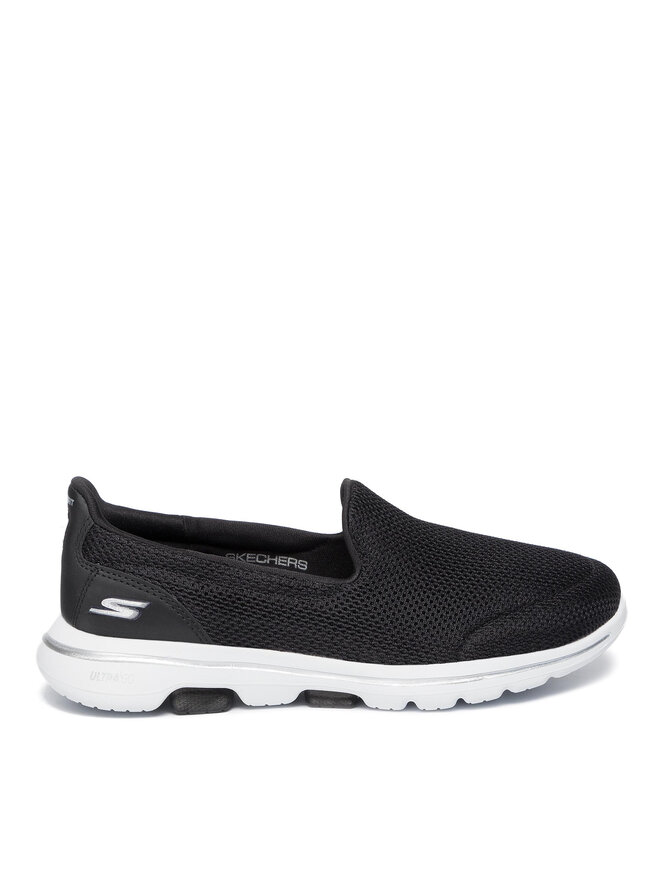 Skechers Κλειστά παπούτσια Skechers Go Walk 5 15901/BKW Μαύρο