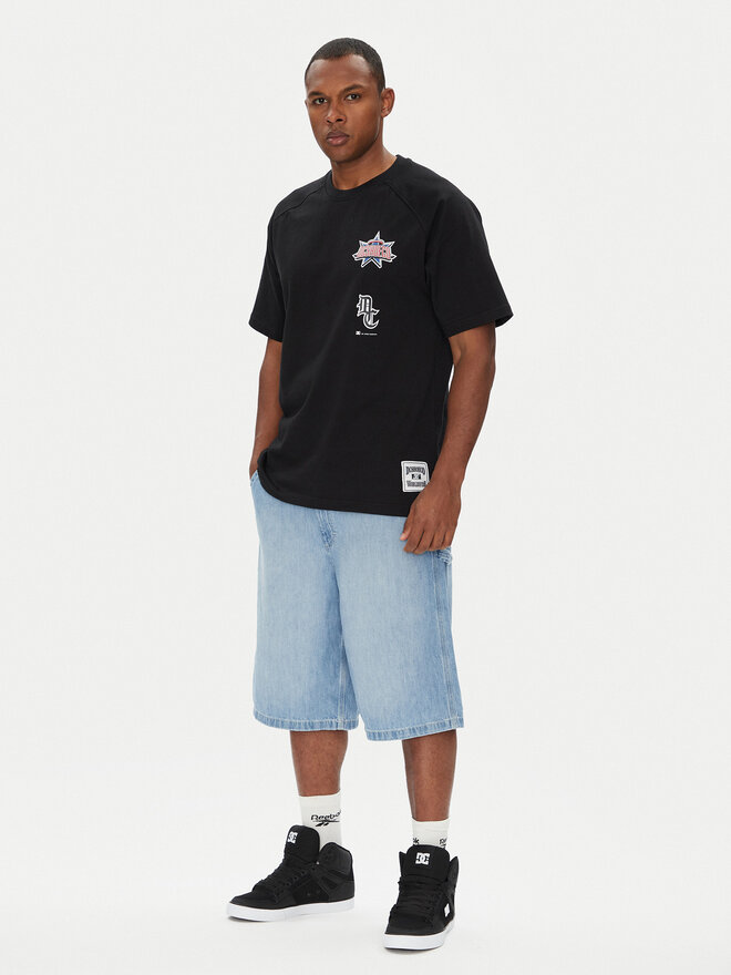 DC DC Marškinėliai ADYKT03256 Juoda Regular Fit