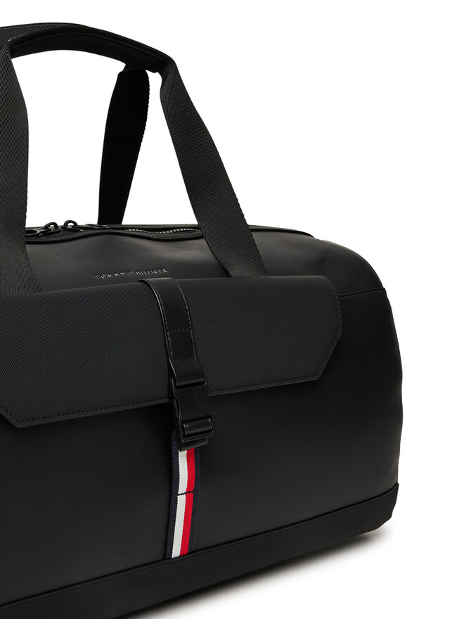 Tommy Hilfiger Geantă de weekend Tommy Hilfiger Th Foundation Duffle AM0AM13481 Negru
