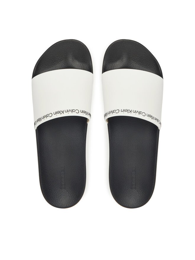Calvin Klein Nazouváky Calvin Klein Pool Slide Rubber HM0HM00981 Bílá