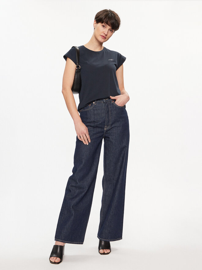 Pepe Jeans Pepe Jeans Póló Lory PL505853 Sötétkék Regular Fit