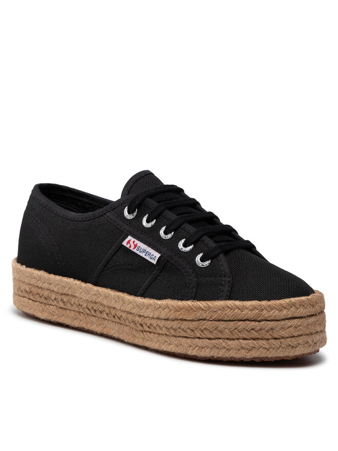Superga Еспадрили Superga 2730 Cotropew S00CF20 Черен