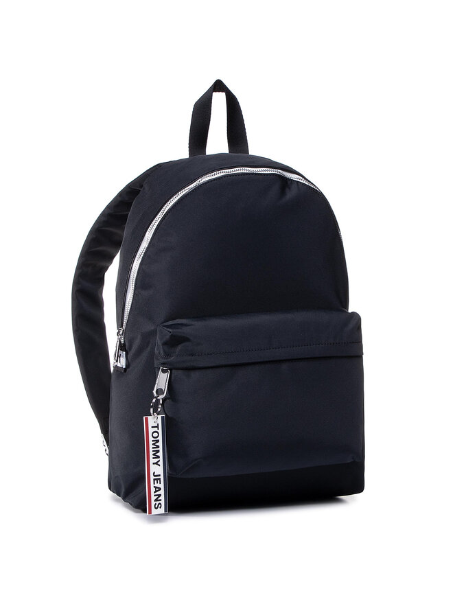 Rucksack Tommy Jeans Tjm Logo Tape Backpack Nyl AM0AM05913 Schwarz eschuhe