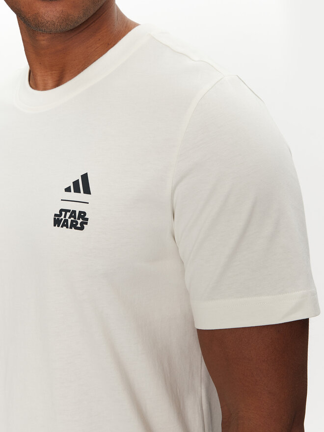 adidas adidas Camiseta Star Wars The Mandalorian™ JI5715 Blanco Regular Fit