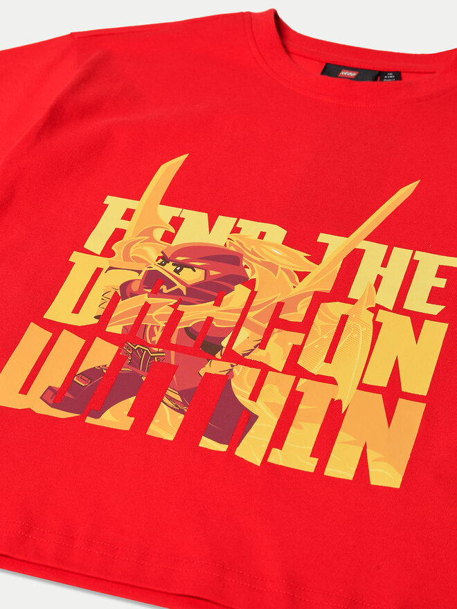 LEGO LEGO Camiseta Ninjago 12011416 Rojo Regular Fit