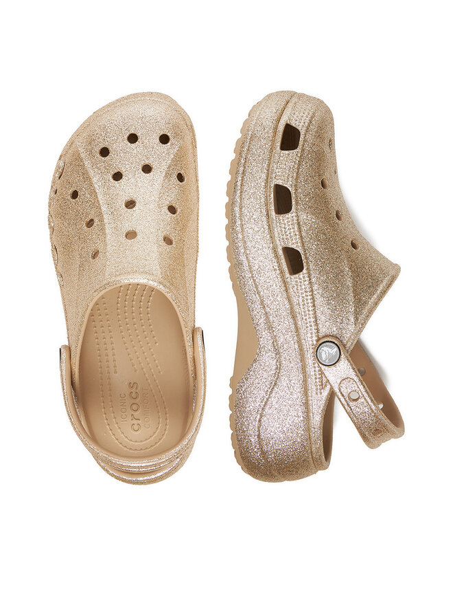 Crocs Παντόφλες Crocs BAYA PLATFORM CLOG 208459-212 Χρυσό