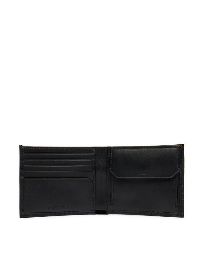 Calvin Klein Μεγάλο Πορτοφόλι Ανδρικό Calvin Klein Ck Must Mono Bifold 5Cc W/Coin K50K511941 Μαύρο