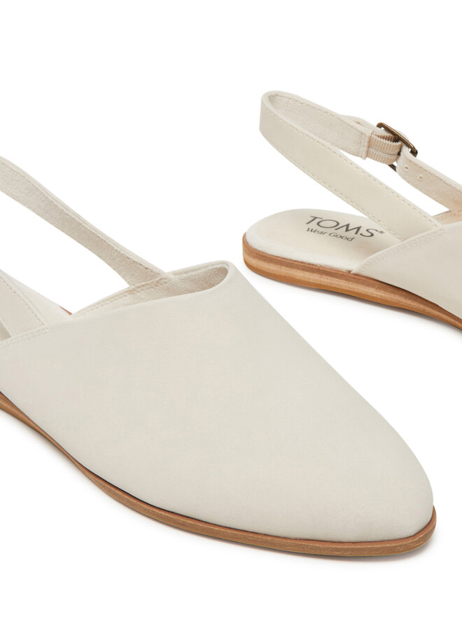 Toms Sandales Toms Jade Slingback 10022014 Écru