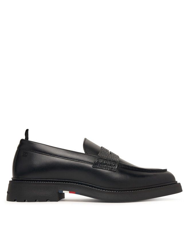 Tommy Hilfiger Slipper Tommy Hilfiger Corporate Casual FM0FM05968 Schwarz