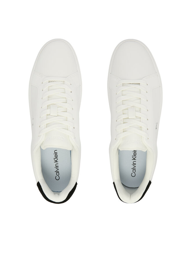 Calvin Klein Sneakers Calvin Klein Classic Cupsole Laceup Lth YM0YM01435 Bianco