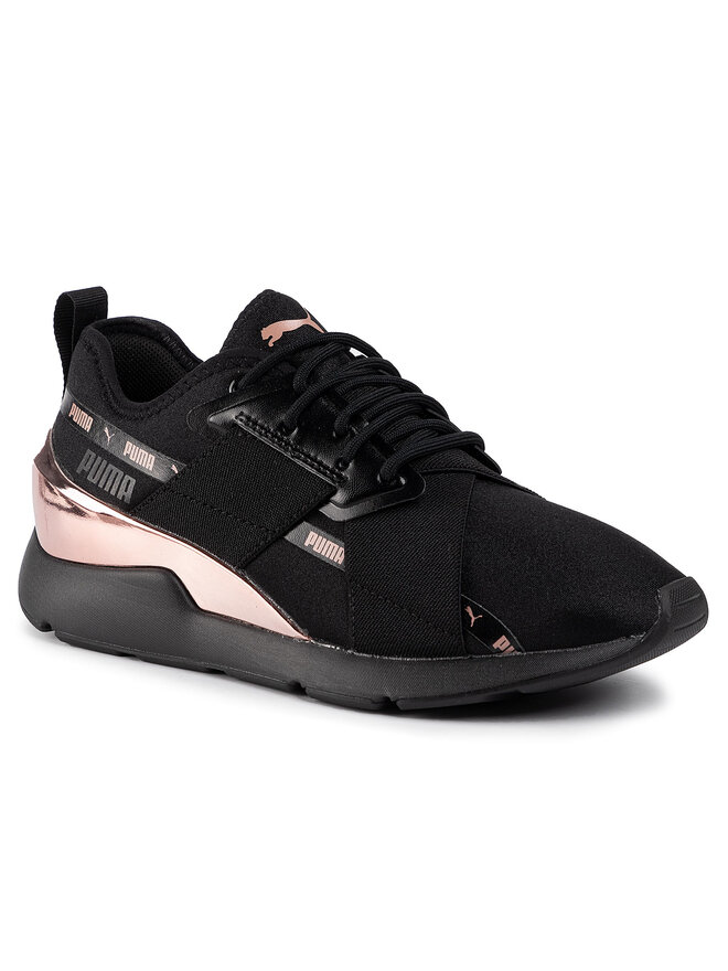 Zapatillas Puma Muse X 2 Metallic Wn s 370838 01 Negro zapatos.es