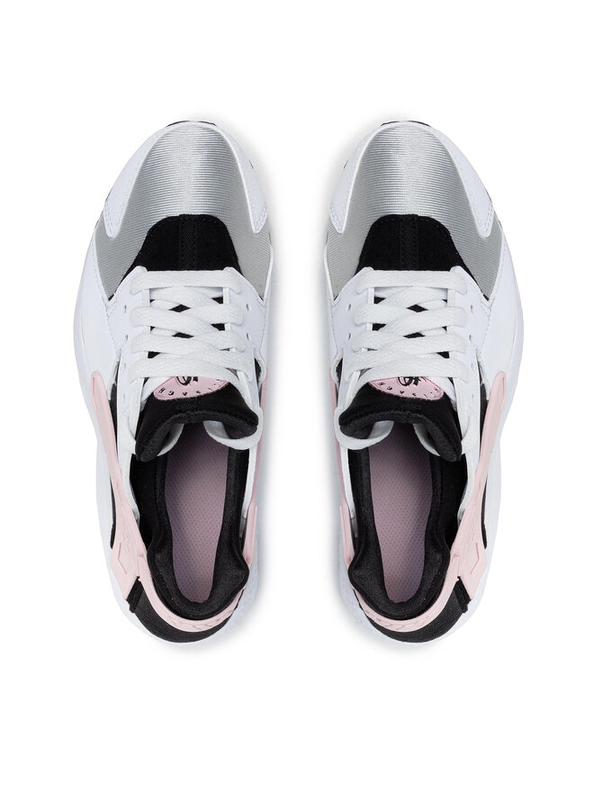 huarache run gs 654275 115 white pink foam grey fog