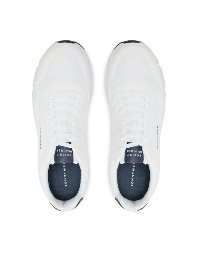 Tommy Hilfiger Sneakers Tommy Hilfiger Faston Mix Ess FM0FM05141 Bianco