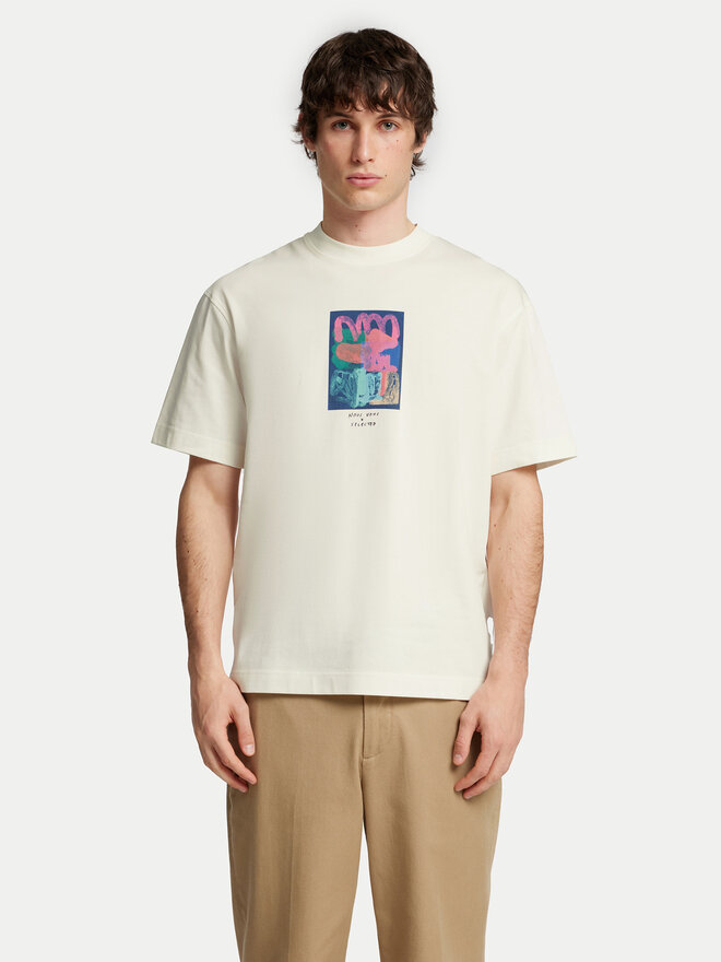 Selected Homme Selected Homme Póló Will 16097225 Ekru Relaxed Fit