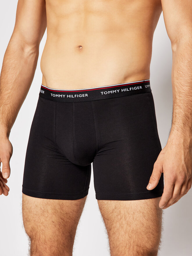 Tommy Hilfiger Tommy Hilfiger Set 3 parov boksaric 3P Boxer Brief UM0UM00010 Črna