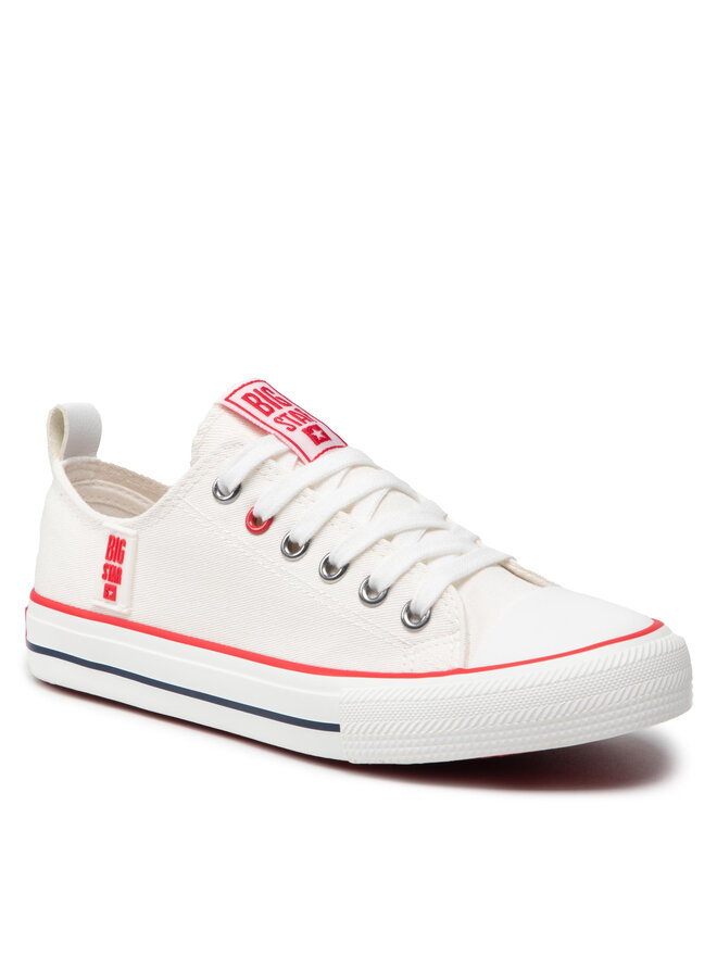 Big Star Shoes Plátenky Big Star Shoes JJ274123 Biela