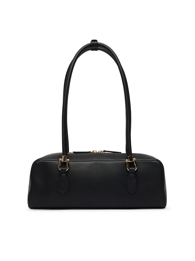 Tommy Hilfiger Handtasche Tommy Hilfiger Th Grace Shoulder Bag AW0AW18748 Schwarz