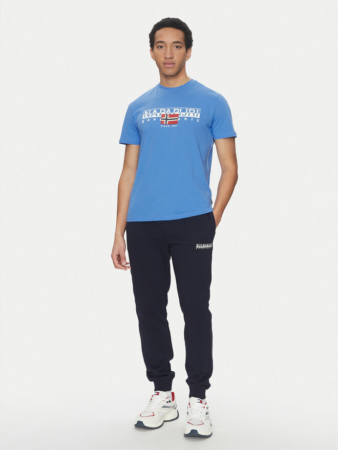 Napapijri Napapijri Camiseta S-Aylmer NP0A4HTO Azul Regular Fit