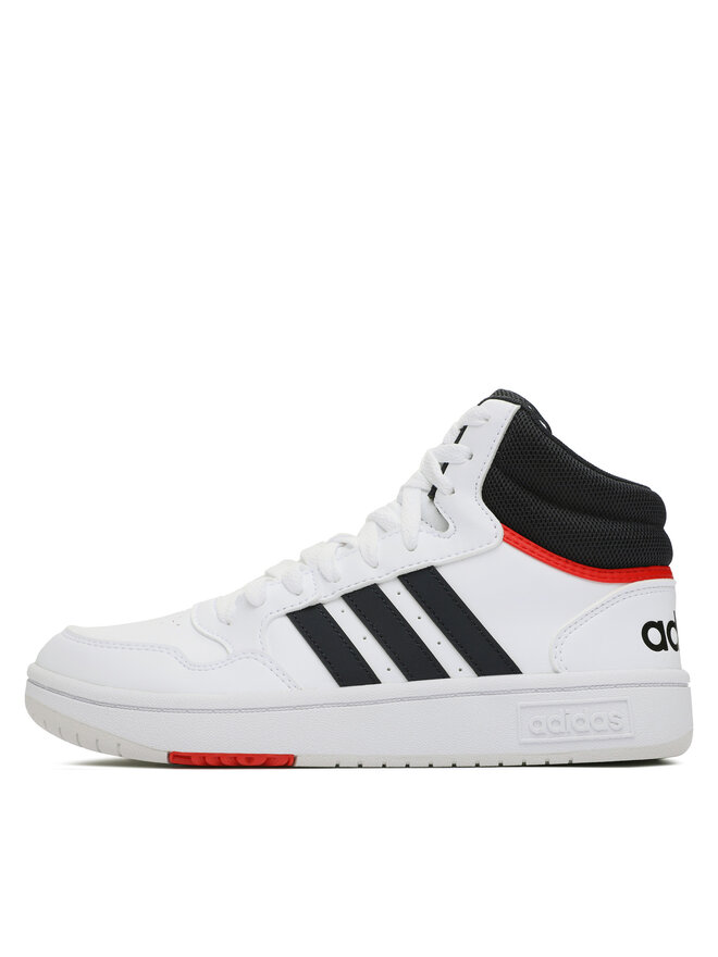 adidas Sneakersy adidas Hoops 3.0 Mid GY5543 Biały
