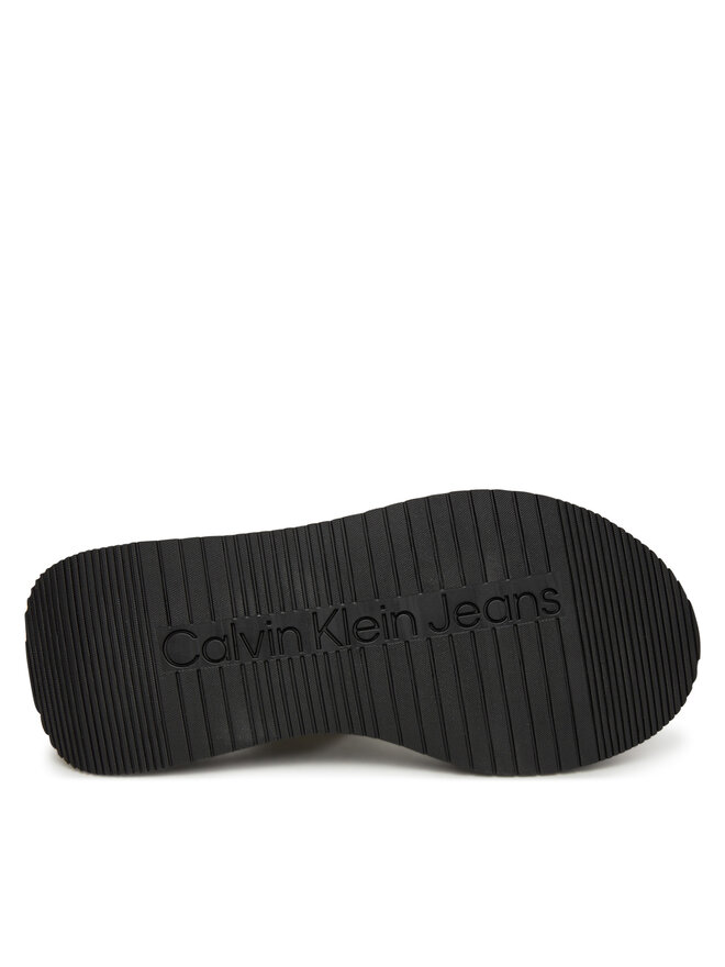 Calvin Klein Jeans Pantoletten Calvin Klein Jeans Sandal Slide Double Strap YW0YW01694 Weiß