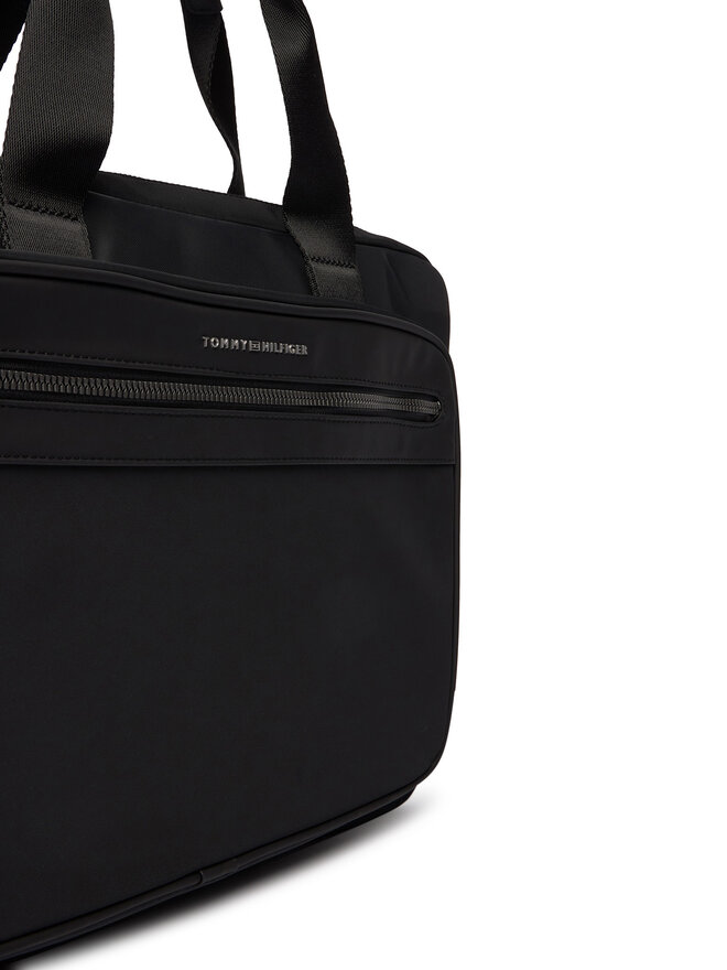 Tommy Hilfiger Laptoptasche Tommy Hilfiger Th Repreve Computer Bag AM0AM14149 Schwarz