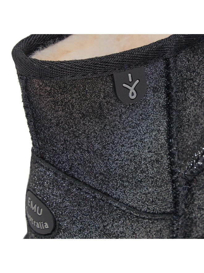 EMU Australia Schneeschuhe EMU Australia Wallaby Mini Metallic K11856 Schwarz