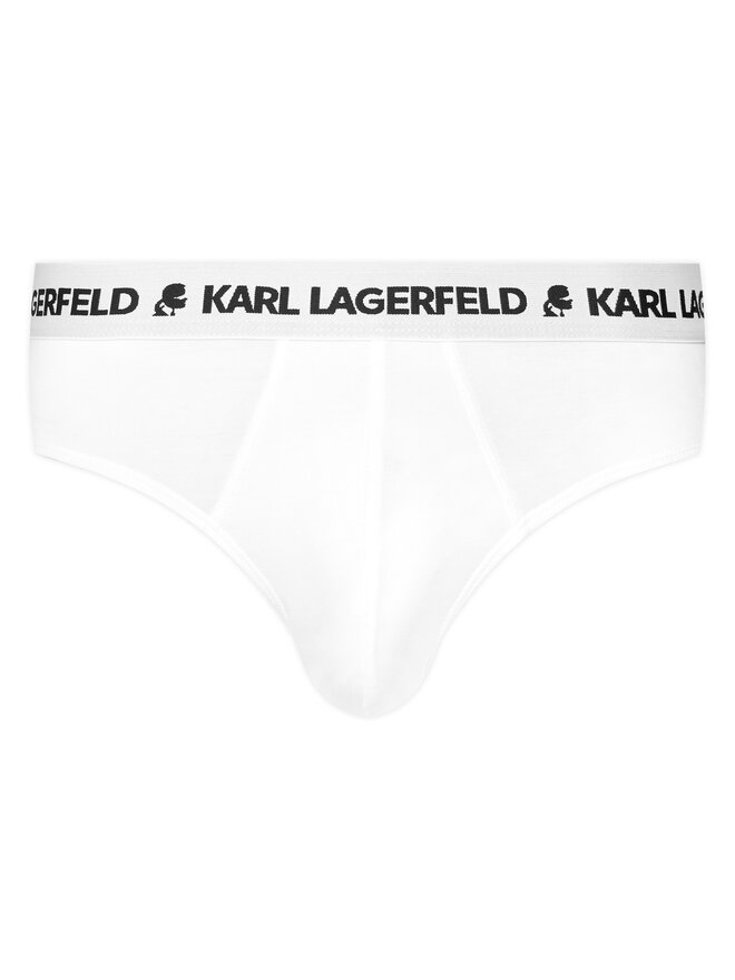 KARL LAGERFELD KARL LAGERFELD Σετ σλιπ 3 τμχ. A1M47152 Λευκό