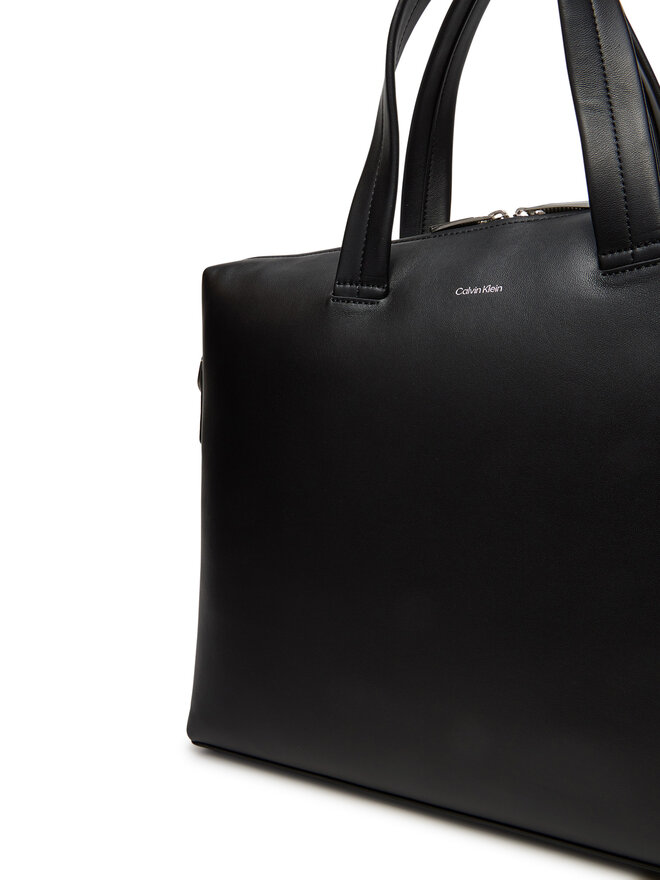 Calvin Klein Torba na laptopa Calvin Klein Ck Premium Leather Laptop Bag K50K512939 Czarny