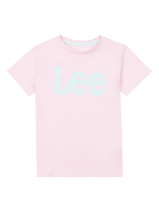 Lee Lee Póló Wobbly Graphic LEG5029 Rózsaszín Regular Fit
