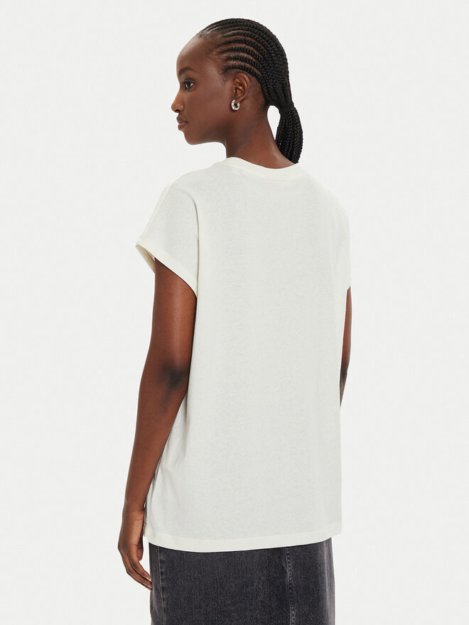 JJXX JJXX Camiseta Wilma 12274694 Écru Boxy Fit